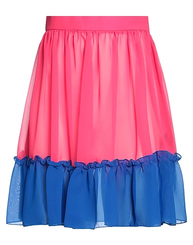 NORA BARTH Mini skirt Fuchsia 74% Polyester, 23% Silk, 3% Polyamide
