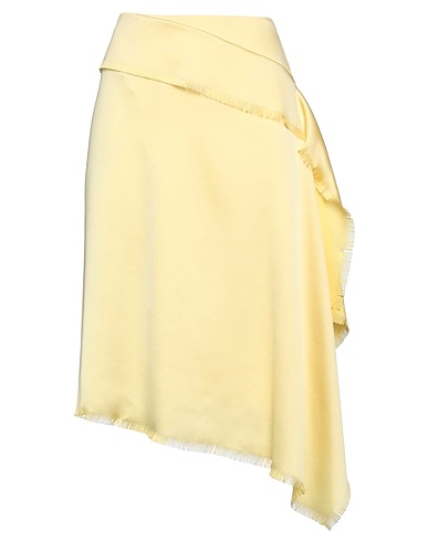 CEDRIC CHARLIER Midi-Rock Gelb 100% Polyester