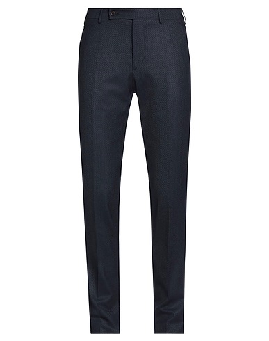 BERWICH BOTTOMWEAR Navy blue 100% Virgin Wool