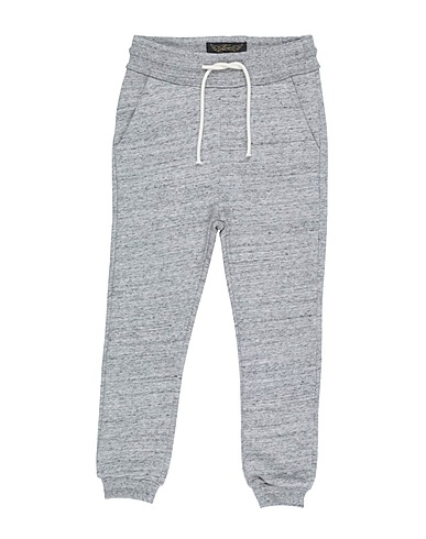 FINGER IN THE NOSE Casual pants Grey 100% Cotton, Elastane