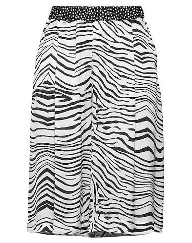 MANILA GRACE Casual pants White 100% Viscose