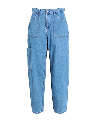 ONLY Denim trousers Blue 100% Cotton