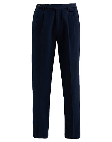 BRUNELLO CUCINELLI Pantalone Blu notte 100% Cotone