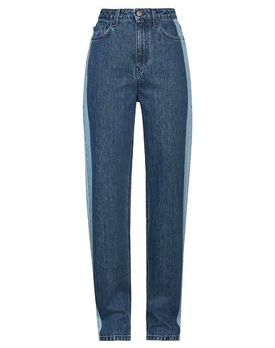 ROTATE BIRGER CHRISTENSEN Denim trousers Blue 100% Cotton