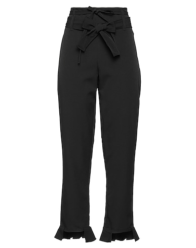 DENNY ROSE Casual trouser Black 91% Polyester, 9% Elastane