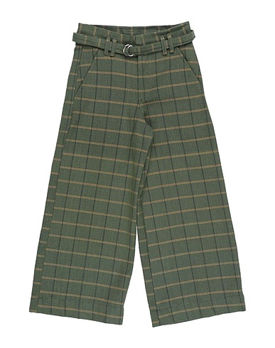 SIMPLE KIDS Casual pants Military green 100% Cotton