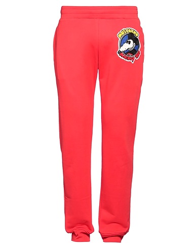 MOSCHINO Casual trouser Red 100% Cotton