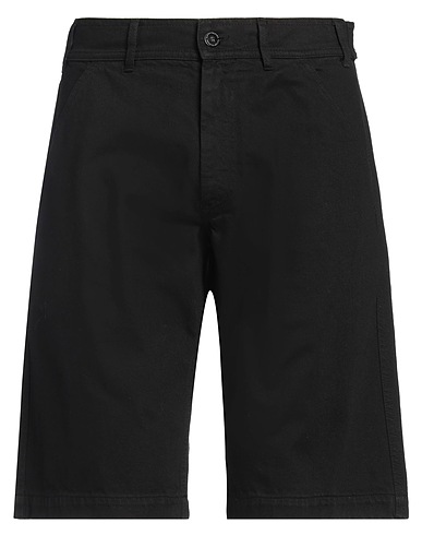 RAF SIMONS Denim shorts Black 100% Cotton