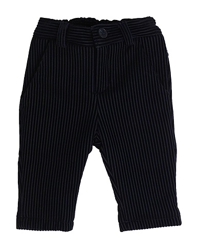 MANUELL & FRANK Casual trouser Navy blue 94% Polyester, 5% Elastane, 1% Polyamide