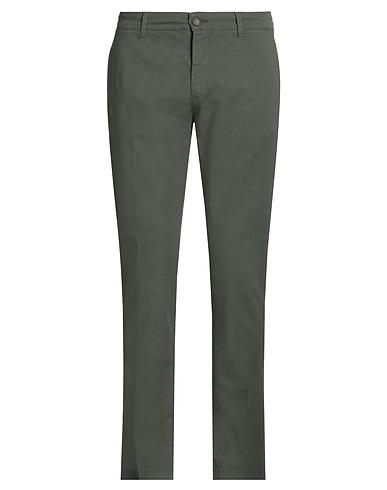 COSTUME NATIONAL Casual trouser Military green 97% Cotton, 3% Elastane