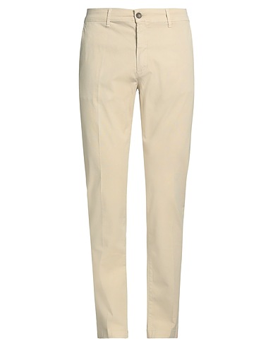 COSTUME NATIONAL Casual trouser Beige 97% Cotton, 3% Elastane
