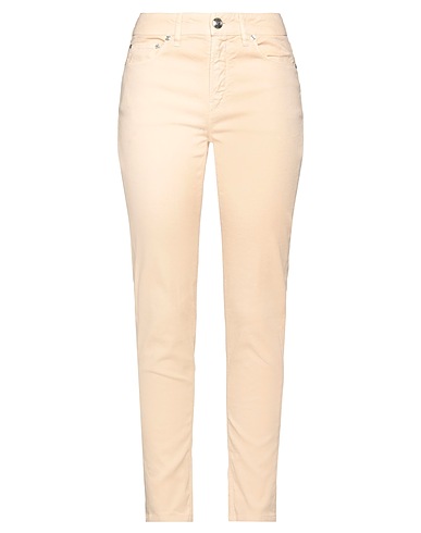 120% LINO Casual trouser Sand 51% Linen, 47% Cotton, 2% Elastane