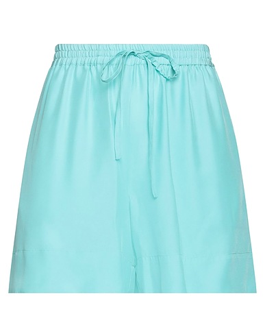 P.A.R.O.S.H. Shorts & Bermudas TURCHESE 100% Seide