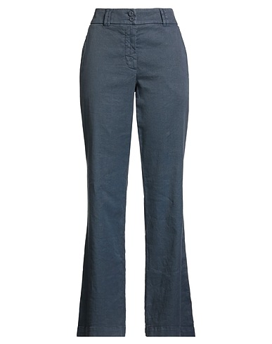 120% LINO Denim trousers Slate blue 51% Linen, 47% Cotton, 2% Elastane
