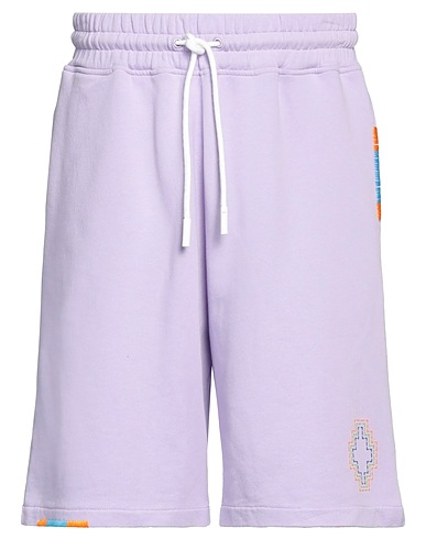 MARCELO BURLON Shorts & Bermuda Lilac 100% Cotton, Polyester