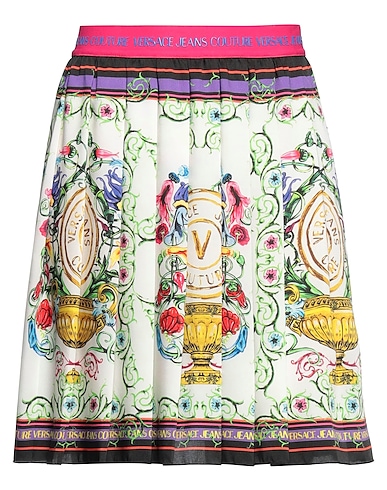 VERSACE JEANS COUTURE Mini skirt Ivory 100% Polyester