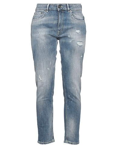 DONDUP Denim pants Blue 98% Cotton, 2% Elastane