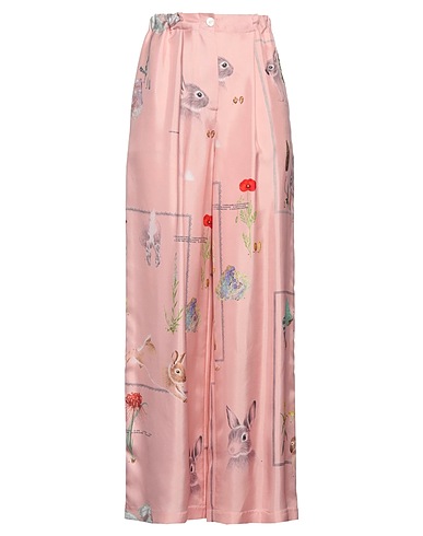 LANVIN Casual trouser Pink 100% Silk, Shell