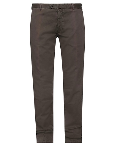 L.B.M. 1911 Casual pants Dark brown 98% Cotton, 2% Elastane