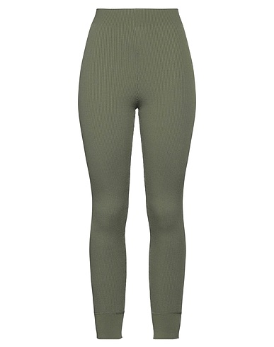 DRIES VAN NOTEN Leggings Military green 100% Polyamide