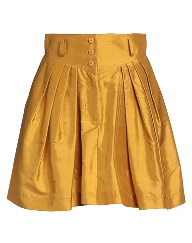 ALBERTA FERRETTI Mini skirt Marigold 100% Silk