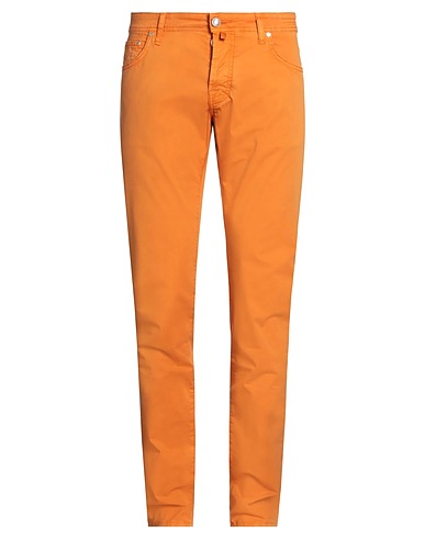 JACOB COHЁN Casual pants Orange 96% Cotton, 4% Elastane