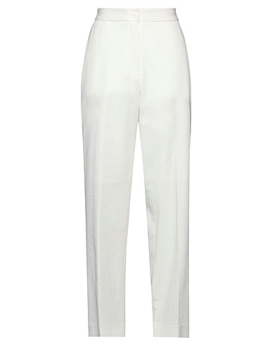 LE 17 SEPTEMBRE Casual trouser White 100% Cotton