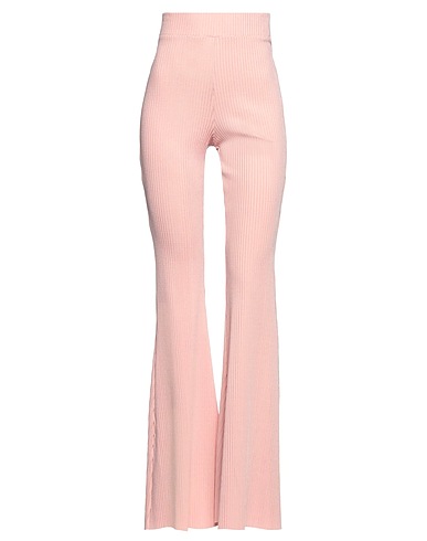 STUDIO AMELIA Casual pants Light pink 77% Viscose, 18% Nylon, 5% Elastane