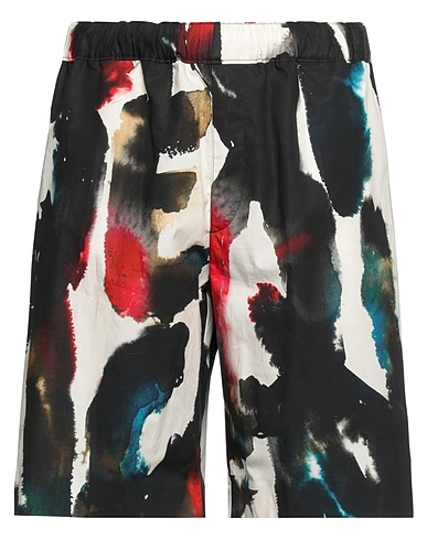 MCQUEEN Shorts & Bermuda Black 100% Cotton