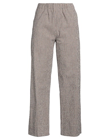TRUE NYC® Casual pants Brown 73% Cotton, 26% Linen, 1% Elastane