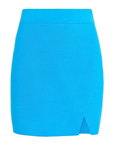 8 by YOOX Mini skirt VISCOSE BLEND MINI WRAP KNIT SKIRT

 Azure 60% Viscose, 24% Recycled polyester, 16% Recycled polyamide