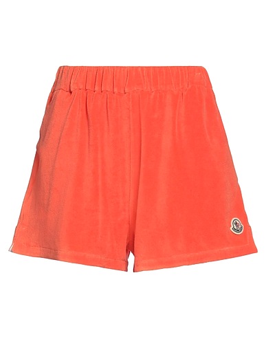 MONCLER Shorts et Bermudas Orange 86% Coton, 14% Polyamide