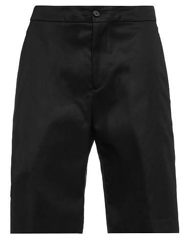 MCQUEEN Shorts & Bermuda Black 100% Cotton