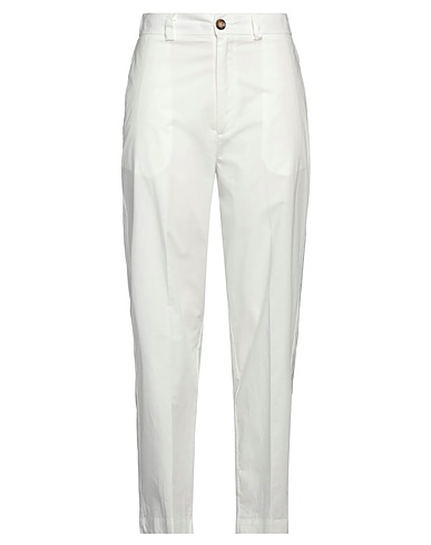 SOLOTRE Pantalone Bianco 100% Cotone