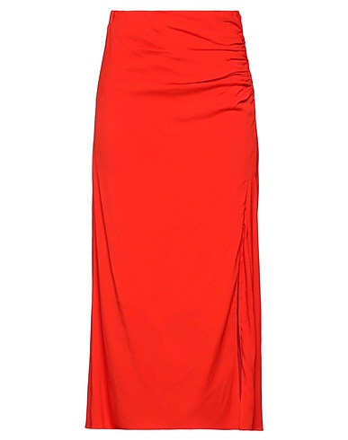 MAISON RABIH KAYROUZ Midi skirt Red 97% Viscose, 3% Elastane