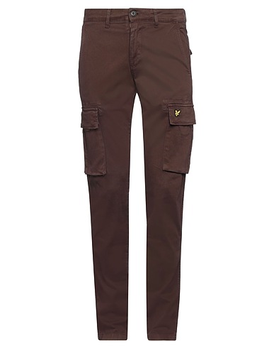 LYLE & SCOTT Cargo Chocolate brown 97% Cotton, 3% Elastane