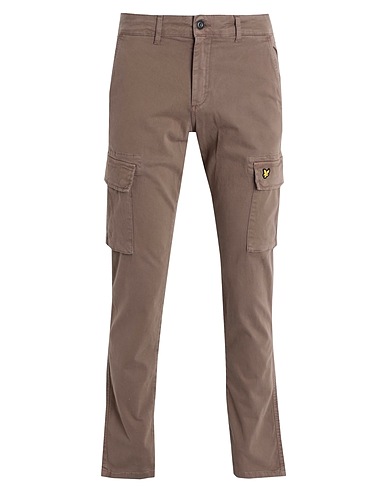 LYLE & SCOTT Cargohose Khaki 97% Baumwolle, 3% Elastan