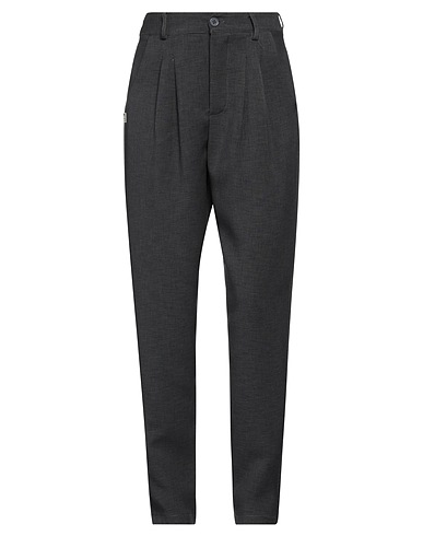 MANILA GRACE Casual pants Charcoal 100% Polyester
