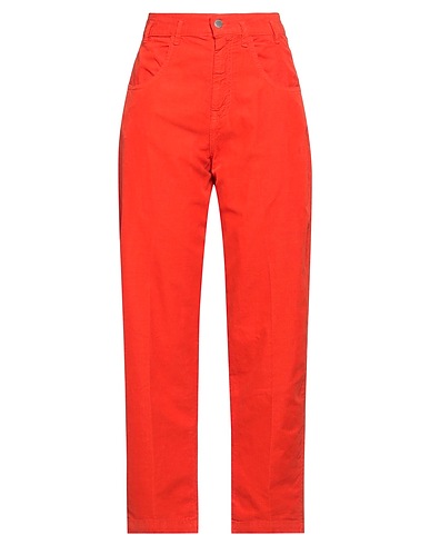 MASSIMO ALBA Casual trouser Orange 100% Cotton