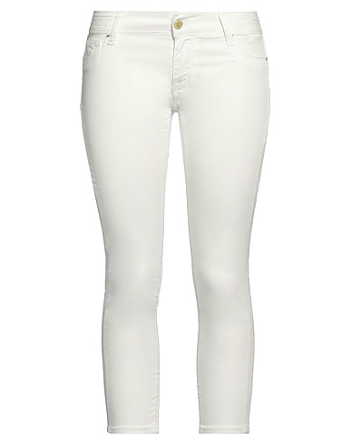 JACOB COHЁN Casual trouser White 64% Lyocell, 34% Cotton, 2% Elastane