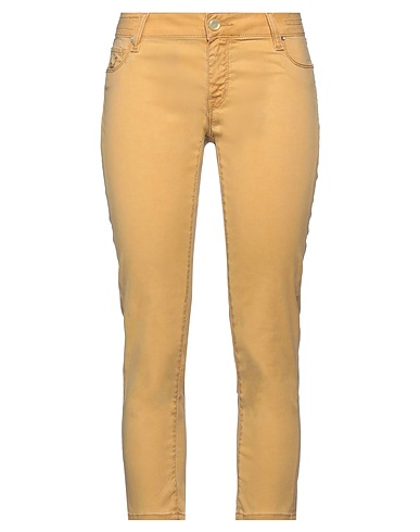 JACOB COHЁN Pantalone Giallo ocra 64% Lyocell, 34% Cotone, 2% Elastan