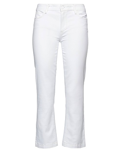 PAIGE Bootcut Jeans White 98% Cotton, 2% Elastane