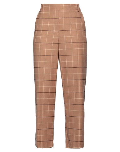 KARTIKA Casual trouser Beige 63% Polyester, 34% Viscose, 3% Elastane