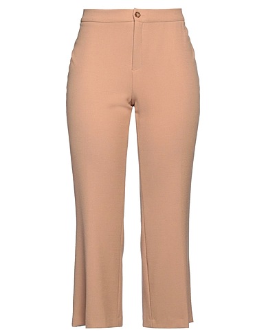 DIANA GALLESI Casual trouser Camel 62% Polyester, 26% Viscose, 9% Wool, 3% Elastane