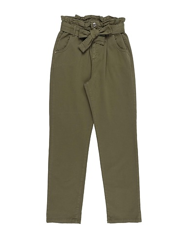KOCCA Casual trouser Military green 98% Cotton, 2% Elastane
