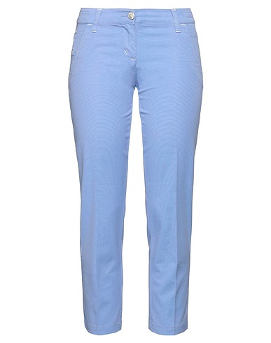 JACOB COHЁN Casual trouser Pastel blue 96% Cotton, 4% Elastane