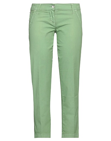 JACOB COHЁN Casual pants Green 98% Cotton, 2% Elastane