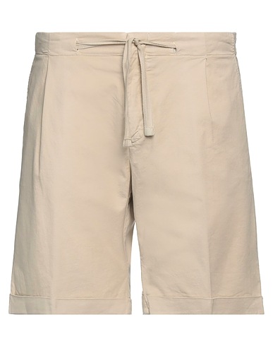 GABARDINE Shorts & Bermuda Beige 98% Cotton, 2% Elastane