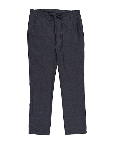 DANIELE ALESSANDRINI Casual trouser Midnight blue 60% Cotton, 40% Polyester