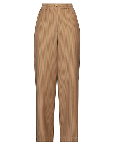 BE PARISIAN Casual trouser Camel 100% Virgin Wool
